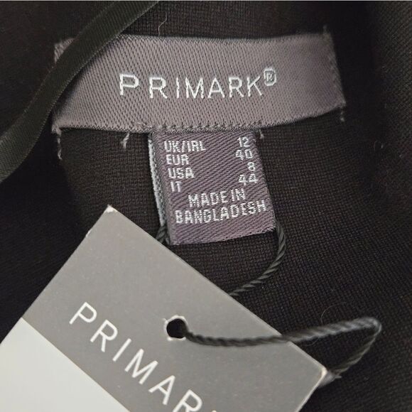 Primary Long Black Double Breasted Vest NWT - Picture 6 of 6